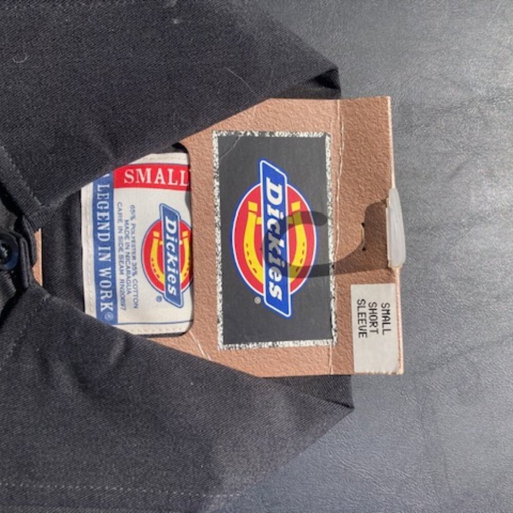Dickies Short sleeve work shirt, Item #1574, Black, NEW